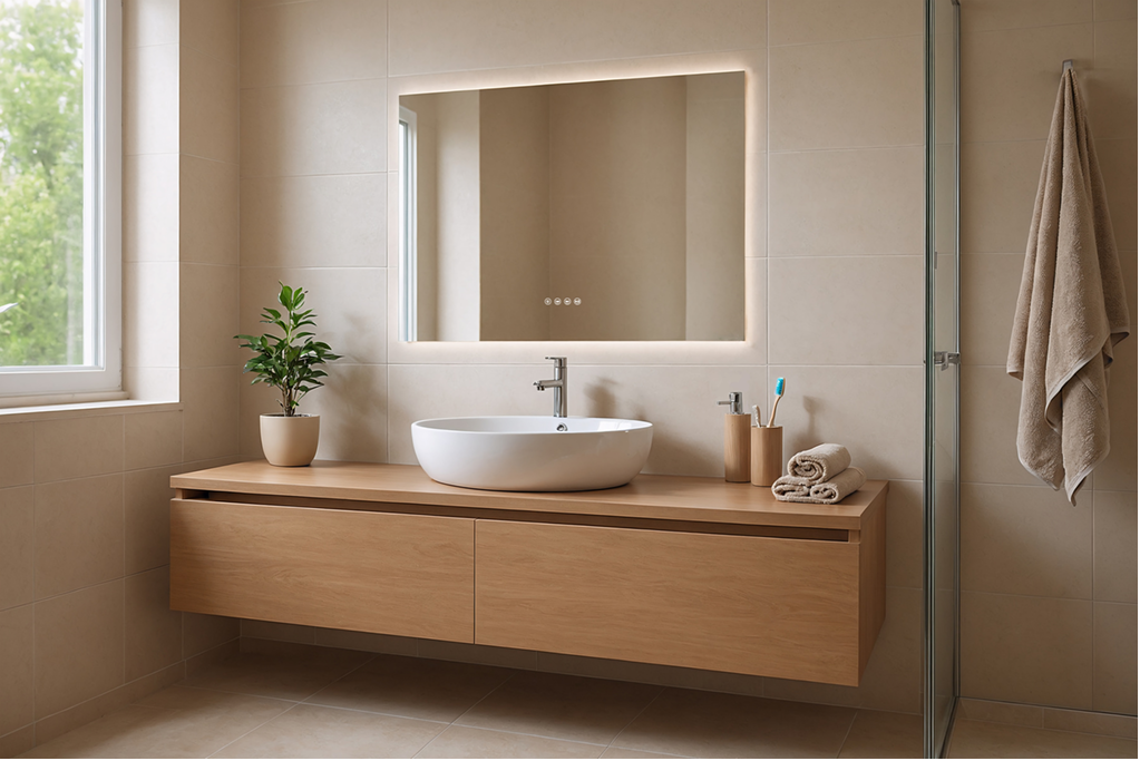 Aura Rectangular LED Mirror